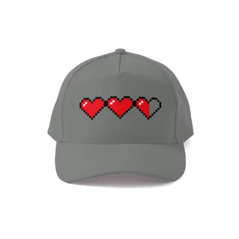 8 Bit Hearts Cap